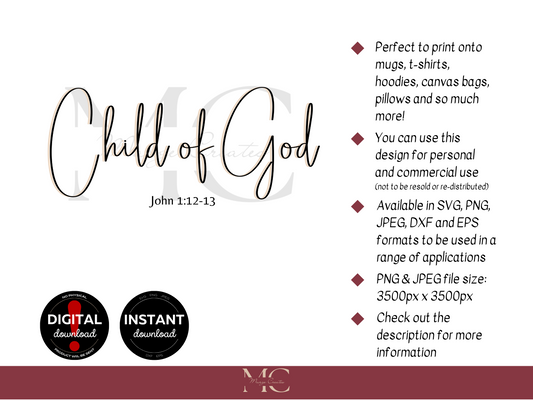 Child of God PNG & SVG