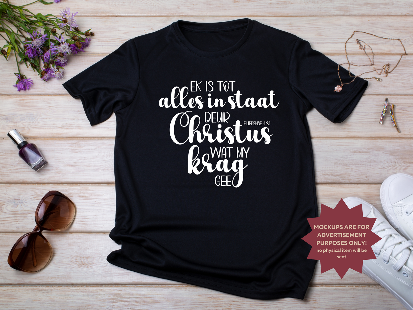 Ek Is Tot Alles In Staat Deur Christus Wat My Krag Gee PNG & SVG