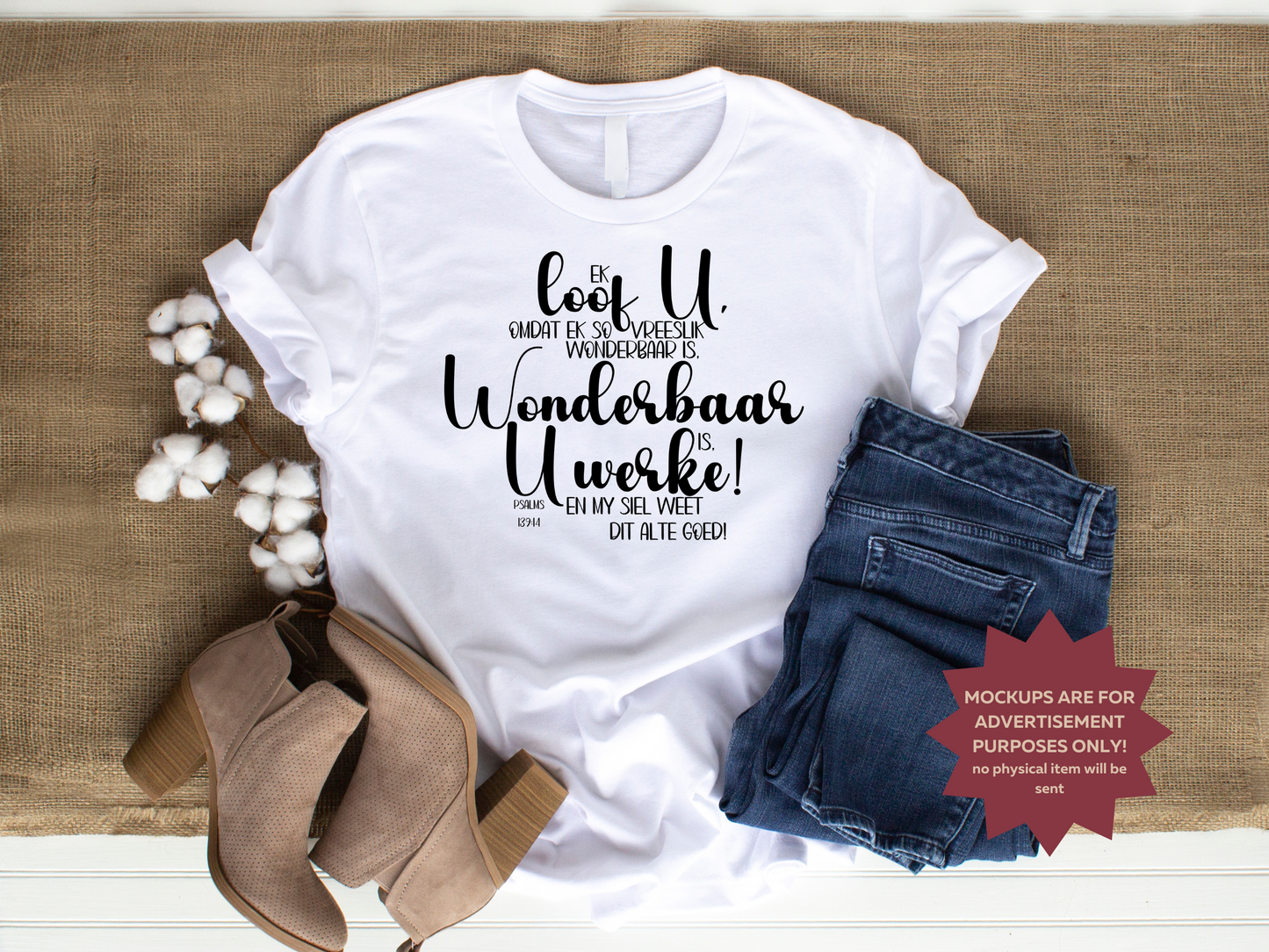 Ek Loof U, Omdat Ek So Vreeslik Wonderbaar Is PNG & SVG