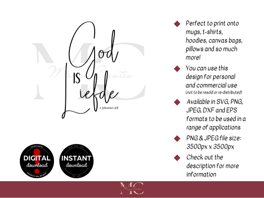 God is Liefde PNG & SVG