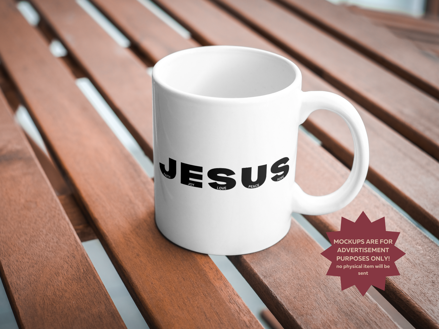 Jesus - Faith, Joy, Love, Peace, Hope Design PNG & SVG