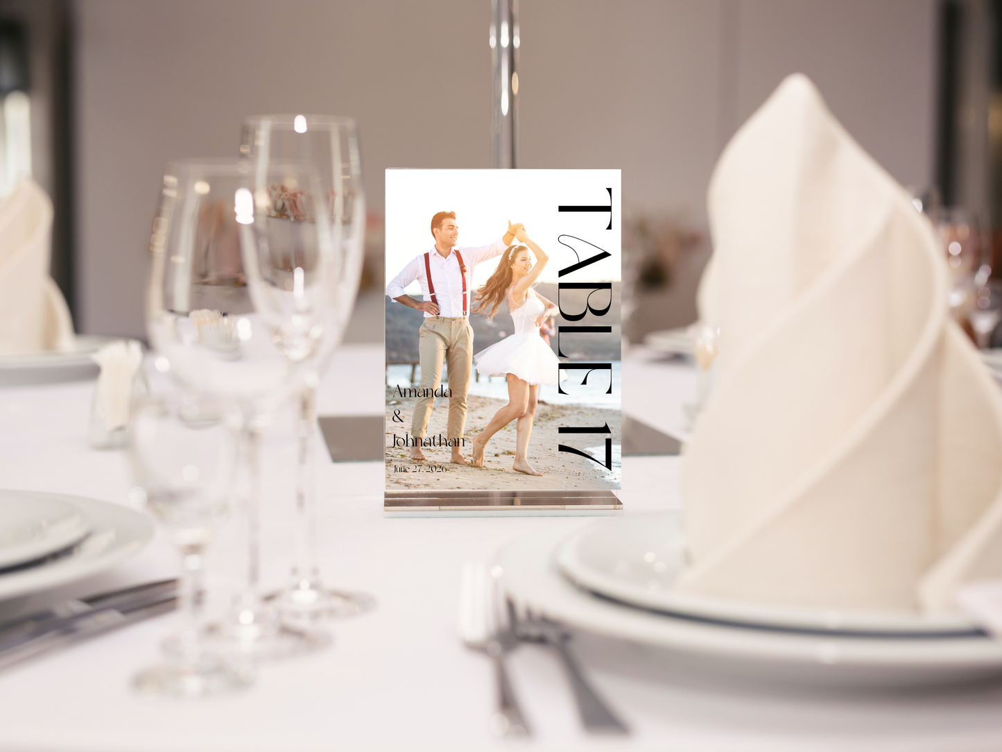 Modern Minimalist Photo Wedding Seating Template Bundle, Printable Templates