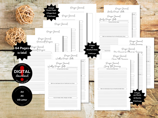 Prayer Journal Workbook