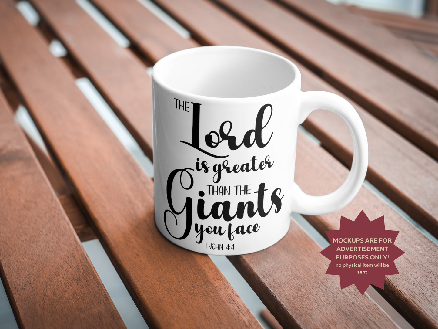 The Lord is Greater Than the Giants You Face PNG & SVG