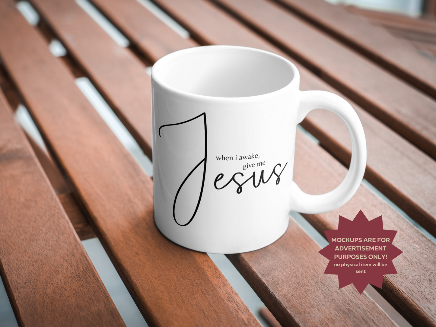 When I Awake, Give Me Jesus PNG & SVG