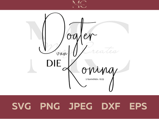 Dogter Van Die Koning PNG & SVG