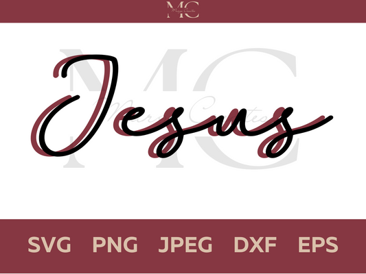 Jesus - Two Tone Design 2 PNG & SVG