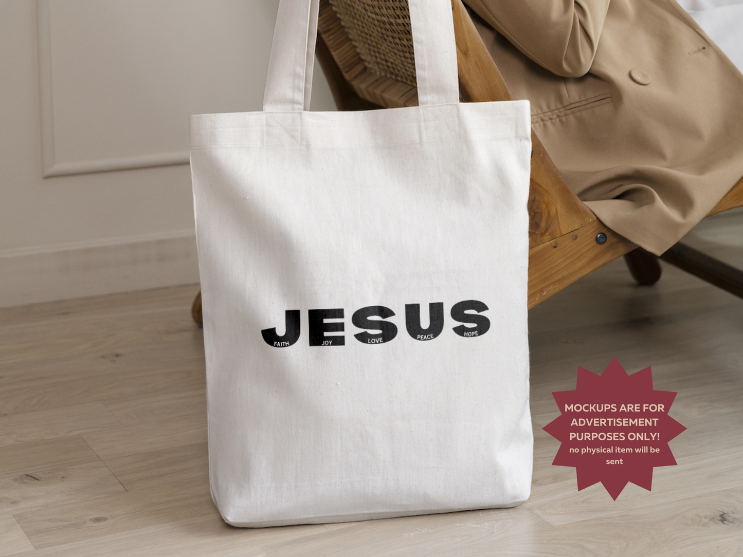 Jesus - Faith, Joy, Love, Peace, Hope Design PNG & SVG