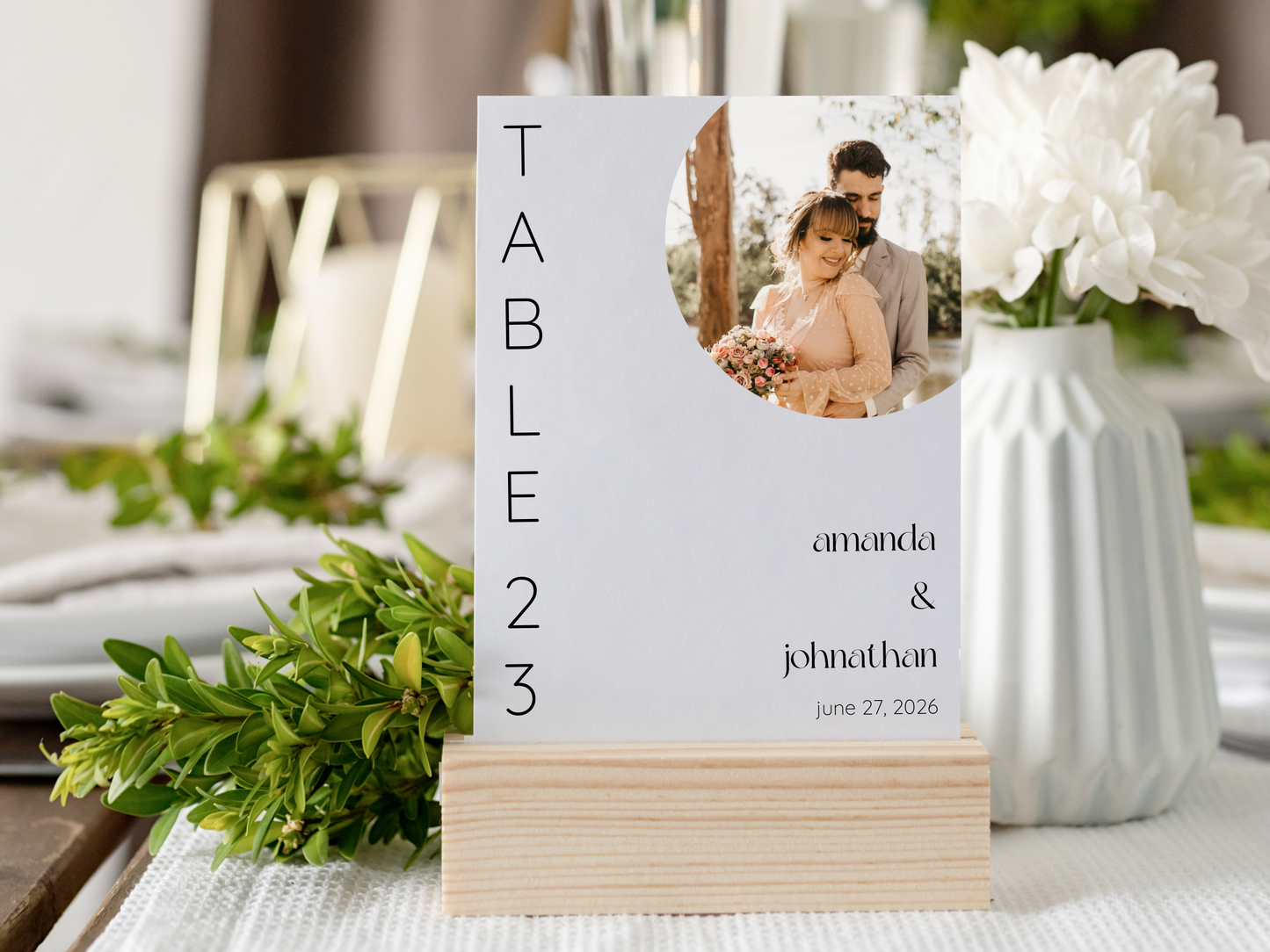 Minimalist Photo Wedding Seating Template Bundle, Printable Templates